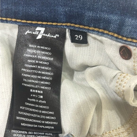 seven for all mankind dojo jeans size 29 worn a couple times they're too big - Picture 3 of 3